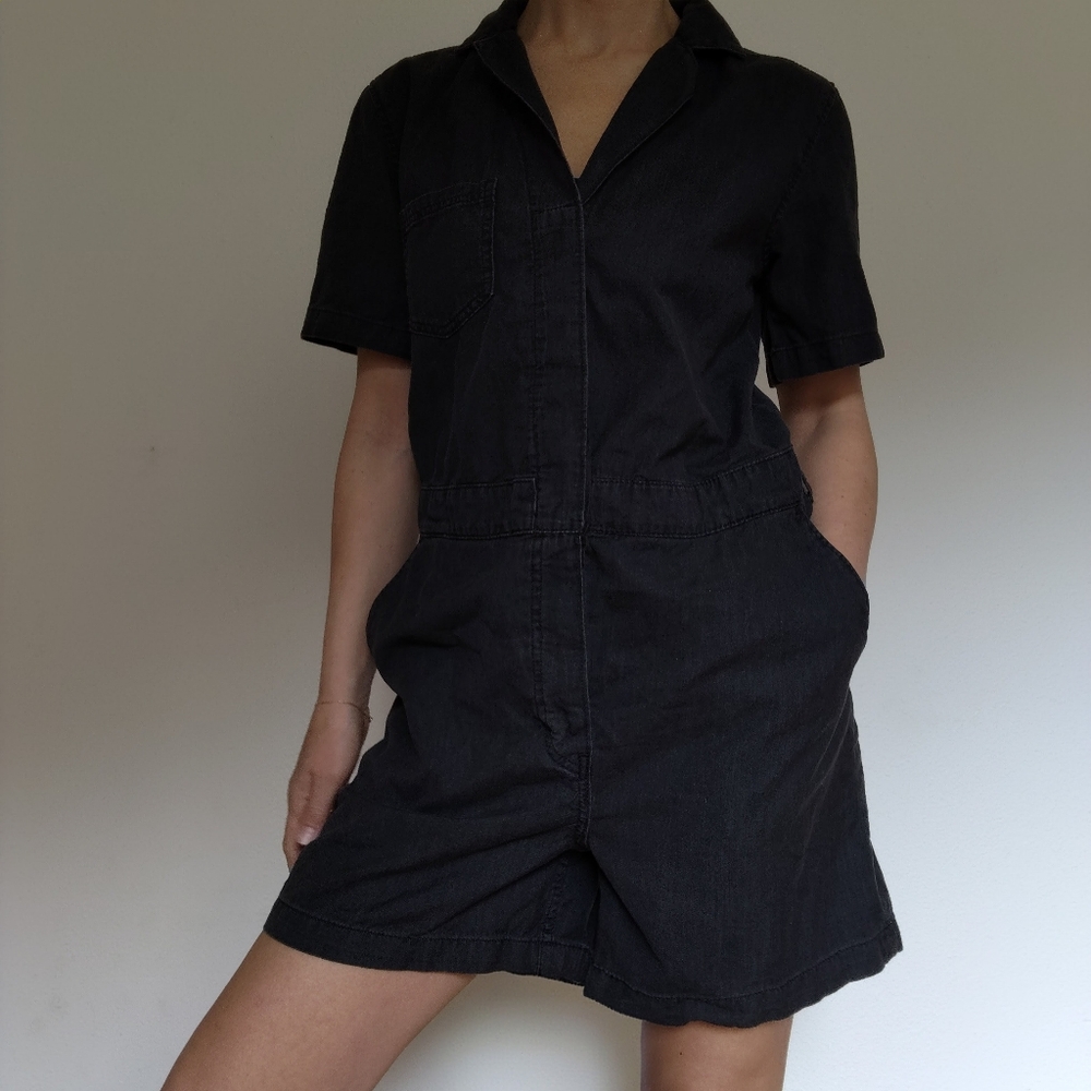 H&M Denim Cotton Romper Jumpsuit / Size Small